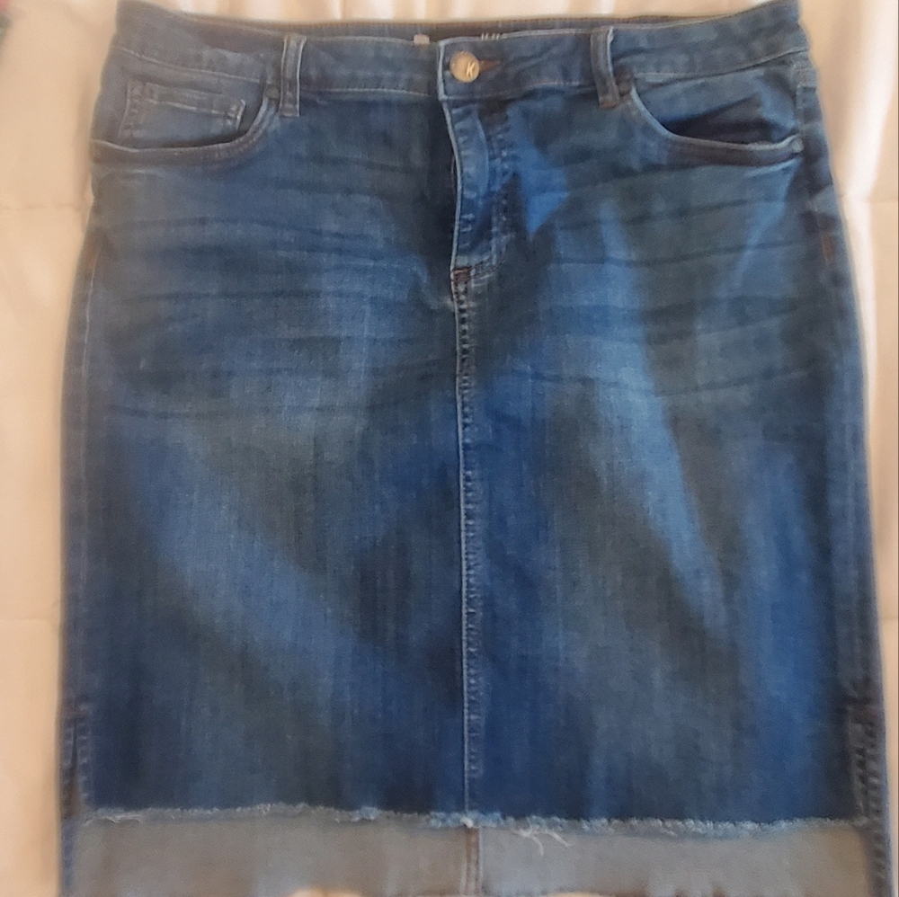 Kut from the Kloth jean skirt 14